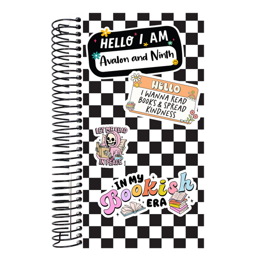 Bookish Checkerboard - Weeks Daily Planner