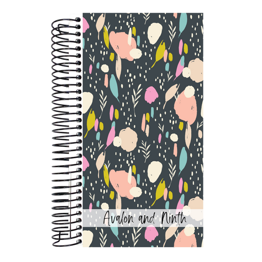 Abstract Brush Strokes - Weeks Planner