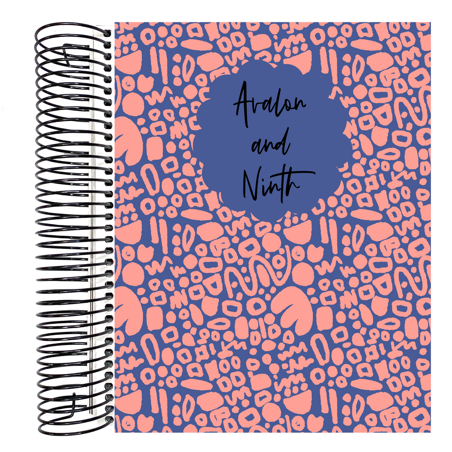 Coral Abstract - 7x9 Planner