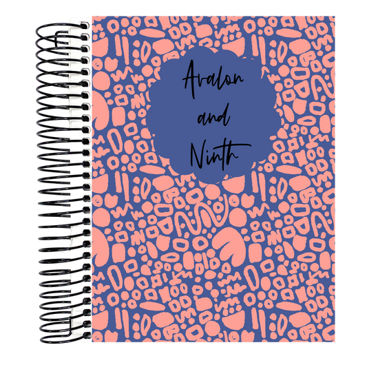 Coral Abstract - B6 Planner