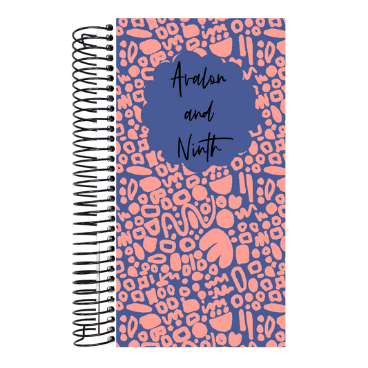 Coral Abstract - Weeks Planner