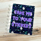 TAKE ME TO YOUR STICKERS - Disc Storage Album - 1 or 2 pocket pages